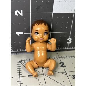 Barbie Infant Baby Doll Brown Hair
